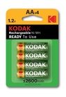 KODAK aku KAA RDC-4  LR6 2600 mAh dobíjecí   4x/bl